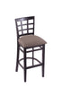 3130 25"" Stool with Black Finish, Axis Truffle Seat