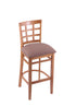 3130 25"" Stool with Medium Finish, Axis Willow Seat