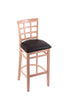3130 25"" Stool with Natural Finish, Allante Espresso Seat