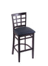 3130 30"" Stool with Black Finish, Allante Dark Blue Seat