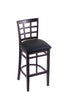3130 30"" Stool with Black Finish, Black Vinyl Seat