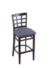 3130 30"" Stool with Black Finish, Rein Bay Seat