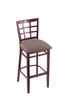 3130 30"" Stool with Dark Cherry Finish, Axis Truffle Seat
