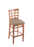 3130 30"" Stool with Medium Finish, Rein Thatch Seat