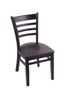 3140 18"" Chair with Black Finish, Black Seat