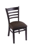 3140 18"" Chair with Black Finish, Rein Coffee Seat