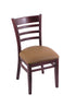 3140 18"" Chair with Dark Cherry Finish, Allante Beechwood Seat