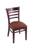 3140 18"" Chair with Dark Cherry Finish, Rein Adobe Seat