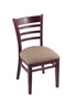 3140 18"" Chair with Dark Cherry Finish, Rein Thatch Seat