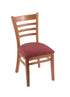 3140 18"" Chair with Medium Finish, Axis Paprika Seat