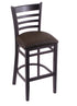 3140 25"" Stool with Black Finish, Rein Coffee Seat