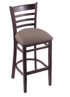 3140 25"" Stool with Dark Cherry Finish, Axis Truffle Seat