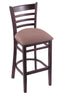 3140 25"" Stool with Dark Cherry Finish, Axis Willow Seat