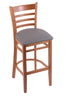 3140 25"" Stool with Medium Finish, Allante Medium Grey Seat