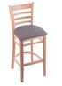 3140 25"" Stool with Natural Finish, Allante Medium Grey Seat