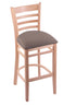 3140 25"" Stool with Natural Finish, Axis Truffle Seat