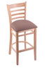 3140 25"" Stool with Natural Finish, Axis Willow Seat