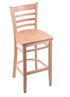 3140 25"" Stool with Natural Finish, Natural Seat