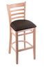 3140 25"" Stool with Natural Finish, Rein Coffee Seat