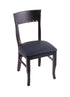 3160 18"" Chair with Black Finish, Allante Dark Blue Seat