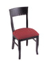 3160 18"" Chair with Black Finish, Allante Wine Seat