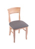 3160 18"" Chair with Natural Finish, Allante Medium Grey Seat