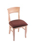 3160 18"" Chair with Natural Finish, Axis Paprika Seat