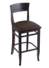 3160 25"" Stool with Black Finish, Rein Coffee Seat