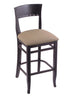 3160 25"" Stool with Black Finish, Rein Thatch Seat