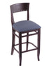 3160 25"" Stool with Dark Cherry Finish, Rein Bay Seat