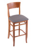 3160 25"" Stool with Medium Finish, Allante Medium Grey Seat