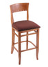 3160 25"" Stool with Medium Finish, Axis Paprika Seat