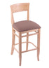 3160 25"" Stool with Natural Finish, Axis Willow Seat