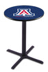 Holland Bar Stool L211 - 36""H Black Wrinkle Arizona Pub Table