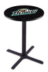 Holland Bar Stool L211 - 36"" Black Wrinkle Bemidji State University Logo Pub Table