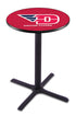 L211 - 36"" Black Wrinkle University of Dayton Pub Table