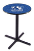 L211 - 36"" Black Wrinkle Eastern Illinois Pub Table