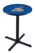 Holland Bar Stool NCAA Sports Team L211 - 36"" Black Wrinkle Grand Valley State Pub Table