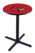 L211 - 36"" Black Wrinkle Louisville Pub Table