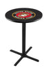 L211 - 36"" Black Wrinkle U.S. Marines Pub Table