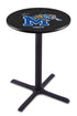L211 - 36"" Black Wrinkle Memphis Pub Table