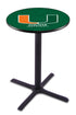 L211 - 36"" Black Wrinkle Miami (FL) Pub Table