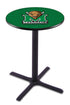 L211 - 36"" Black Wrinkle Marshall Pub Table