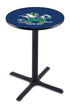 L211 - 36"" Black Wrinkle Notre Dame (Leprechaun) Pub Table