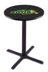 L211 - 36"" Black Wrinkle North Dakota State Pub Table