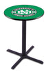 L211 - 36"" Black Wrinkle North Dakota Pub Table