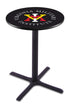 Holland Bar Stool Co Sports Team L211 - 36"" Black Wrinkle Virginia Military Institute Pub Table