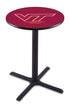 Holland Bar Stool Co Sports Team L211 - 36"" Black Wrinkle Virginia Tech Pub Table