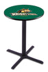 L211 - 36"" Black Wrinkle Wright State Pub Table