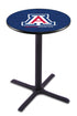 Holland Bar Stool L211 - 42""H Black Wrinkle Arizona Pub Table